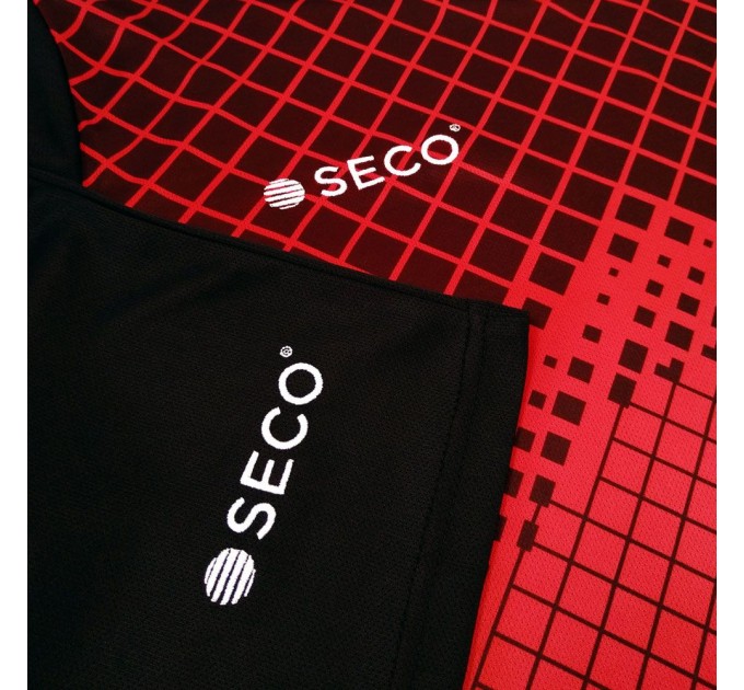 Форма футбольная SECO Geometry Set цвет: черный, красный