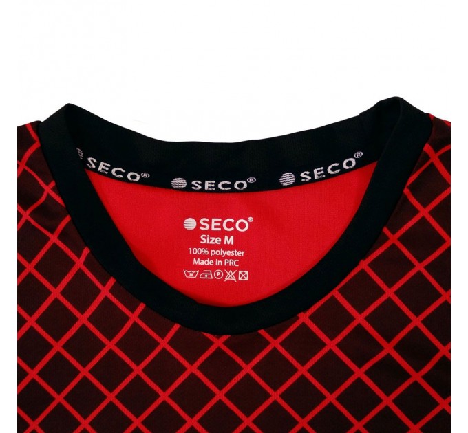 Форма футбольная SECO Geometry Set цвет: черный, красный