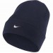 Шапка Nike Sportswear Beanie Cuffed Swoosh (CW6324-451) цвет: темно-синий