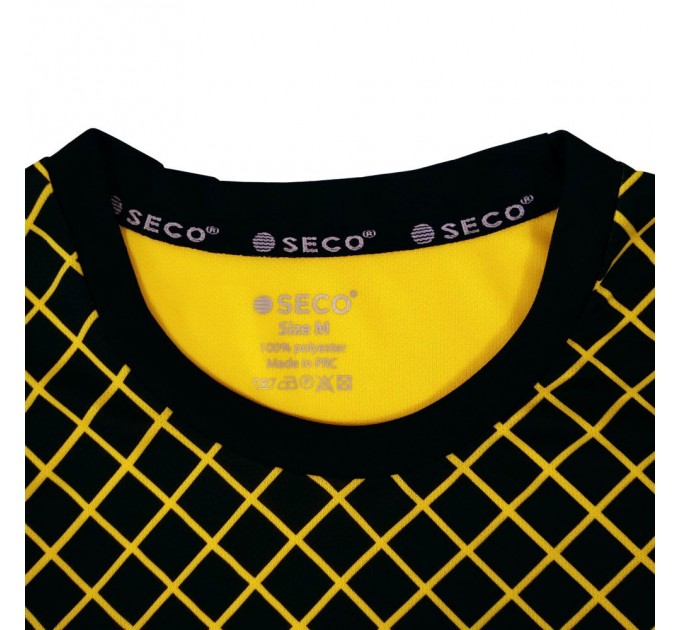 Форма футбольная SECO Geometry Set цвет: черный, желтый