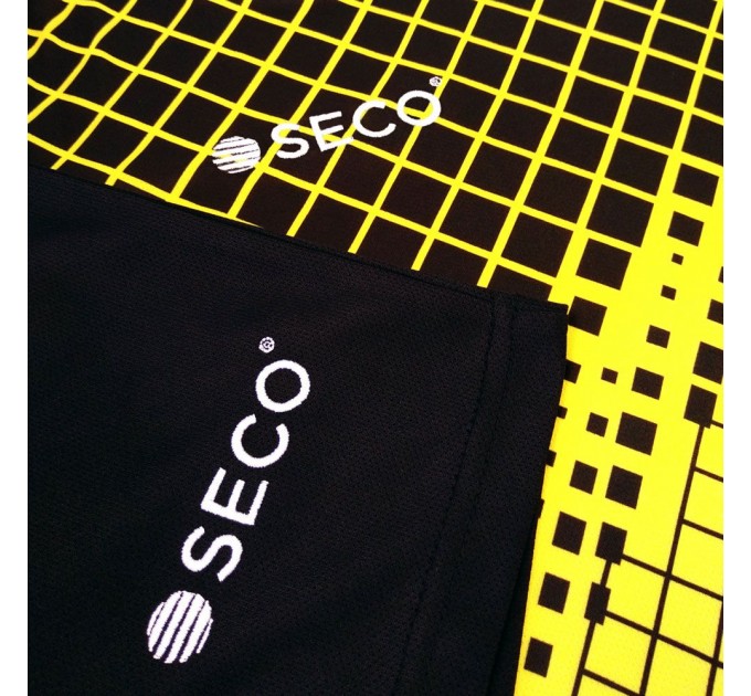 Форма футбольная SECO Geometry Set цвет: черный, желтый