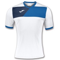 Ігрова футболка Joma Crew II біло-синяя