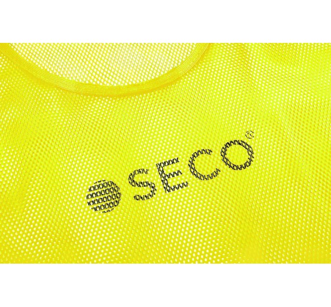 Манишка для футбола салатового цвета SECO
