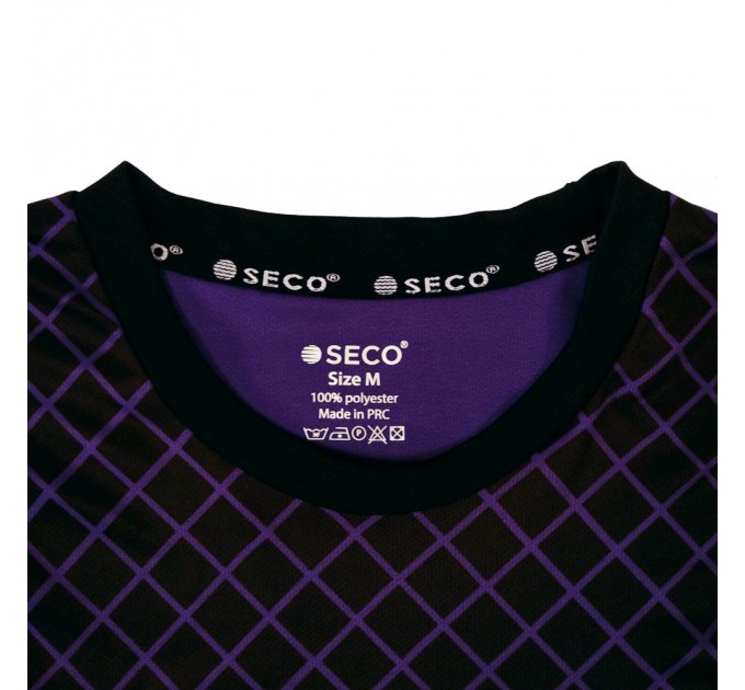 Форма футбольная SECO Geometry Set цвет: черный, фиолетовый