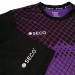 Форма футбольная SECO Geometry Set цвет: черный, фиолетовый
