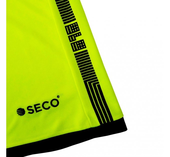 Форма футбольная SECO Basic Set цвет: салатовый, черный