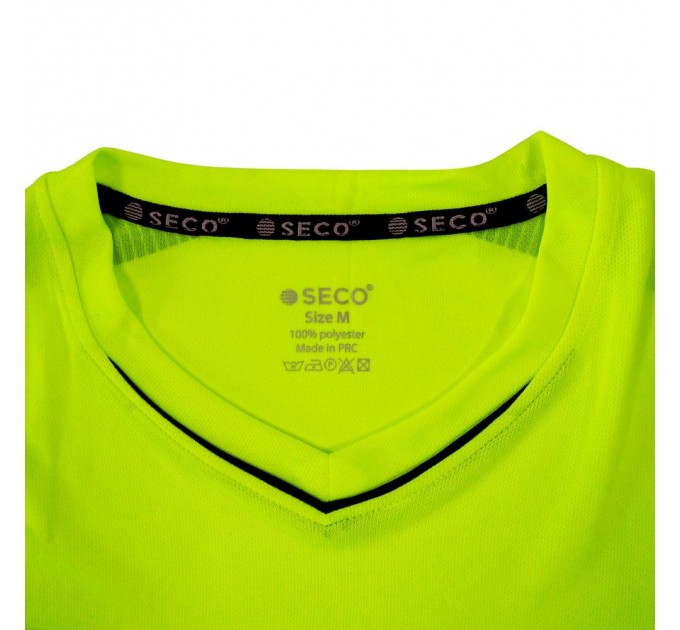 Форма футбольная SECO Basic Set цвет: салатовый, черный