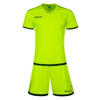 Форма футбольная SECO Basic Set цвет: салатовый, черный
