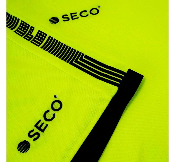 Форма футбольная SECO Basic Set цвет: салатовый, черный
