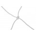 Сітка для футбольних воріт SECO® товщина нитки: 4 mm Розмір: 3.0*2.0*1.5 м
