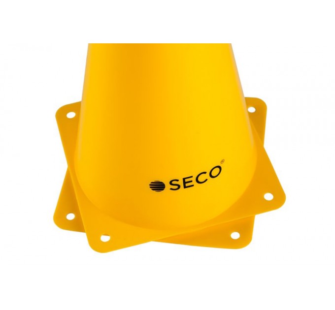 Тренировочный конус SECO 23 см цвет: желтый