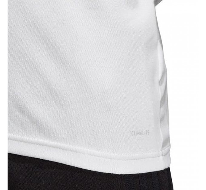 Поло Adidas Tiro 19 Cotton, белого цвета