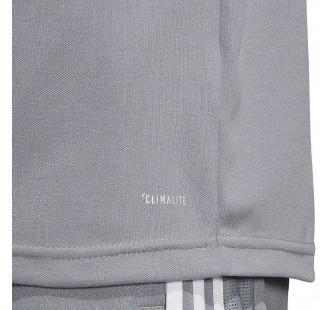 Поло Adidas Tiro 19, серого цвета
