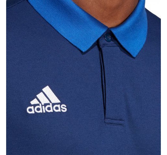 Поло Adidas Tiro 19, темно-синего цвета
