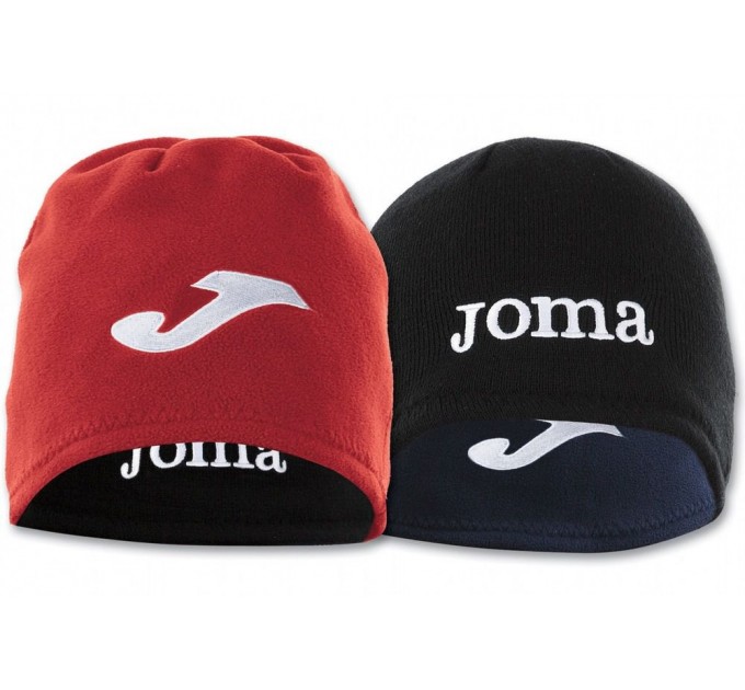 Шапка двусторонняя Joma красная/черная