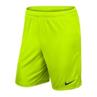 Ігрові футбольні шорти Nike Short Park II Knit колір: салатовий