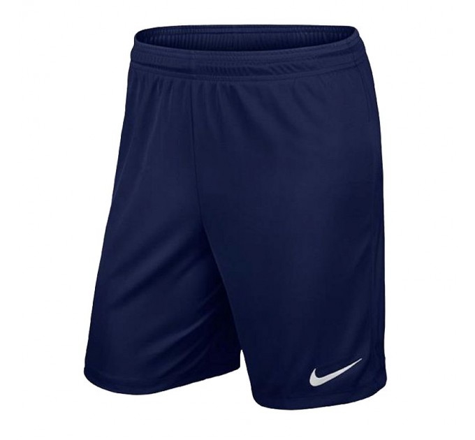 Ігрові футбольні шорти Nike Short Park II Knit колір: темно-синій