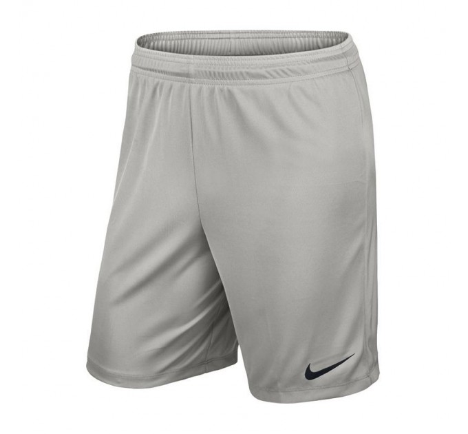 Ігрові футбольні шорти Nike Short Park II Knit колір: сірий