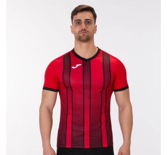Футболка Joma Tiger II 101464.601 колір: червоний/чорний