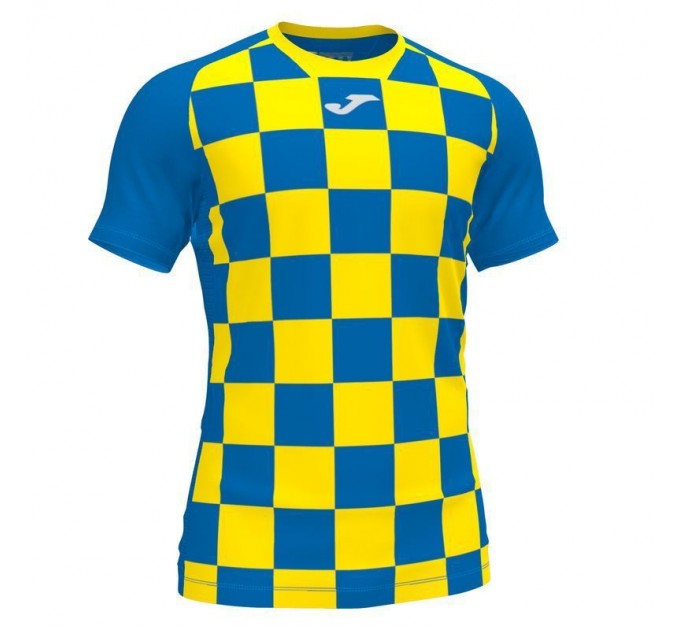 Футболка Joma Flag II 101465.709 цвет: синий/желтый
