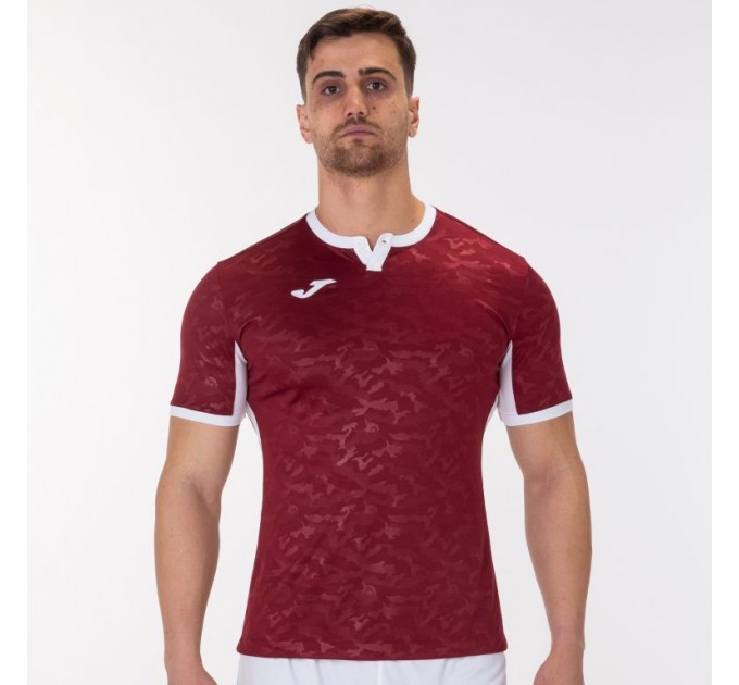 Футболка Joma Toletum II 101476.672 колір: бордовий/білий