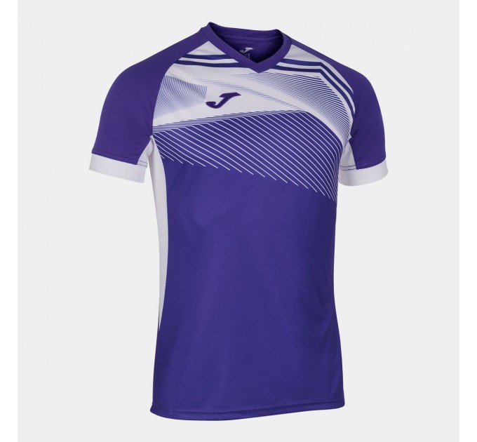 Футболка игровая Joma SUPERNOVA II 101604.552 цвет: фиолетовый-белый