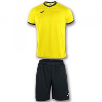 Футбольна форма Joma SET ACADEMY 101097.901 колір: чорний/жовтий