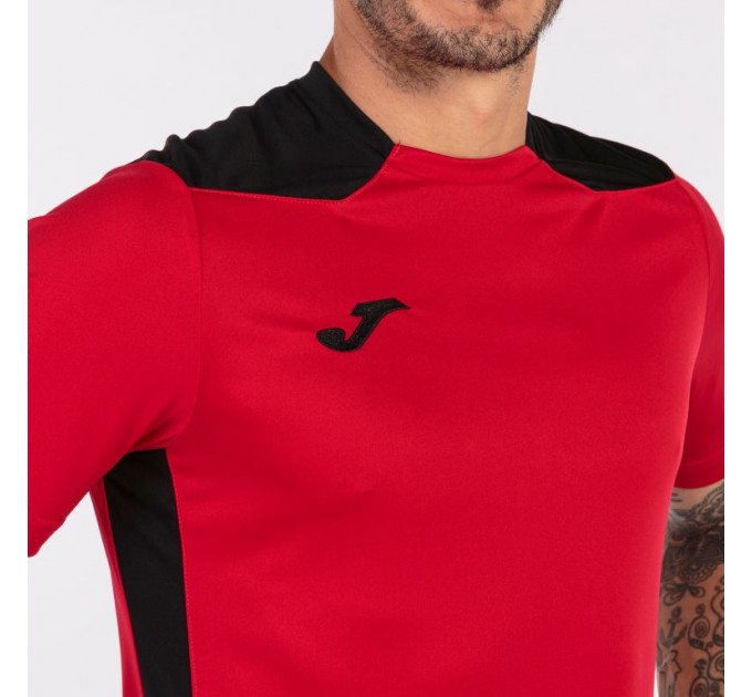 Ігрова футболка Joma Championship VI 101822.601 колір: червоний-чорний