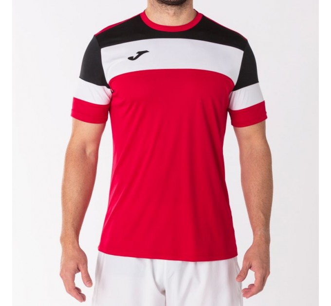 Ігрова футболка Joma Crew IV 101534.601 колір: червоний-чорний