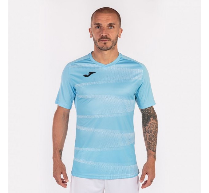 Футболка игровая Joma Grafity II 101901.352 цвет: голубой