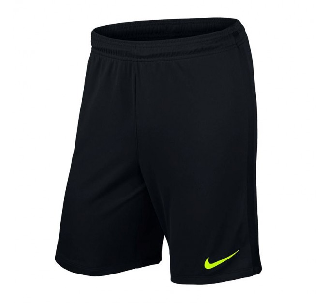 Игровые шорты Nike League Knit Short цвет: черный с ярким логотипом