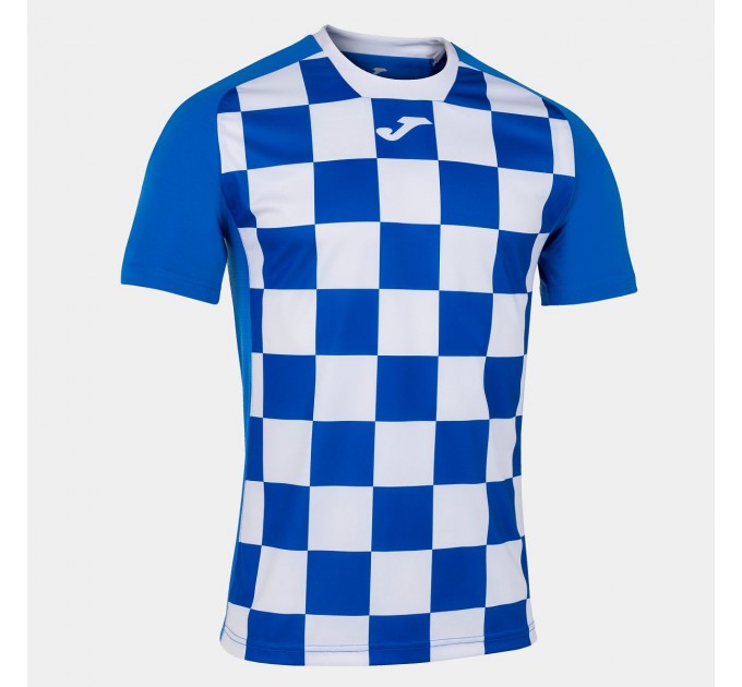 Футболка игровая Joma FLAG II 101465.702 цвет: синий-белый