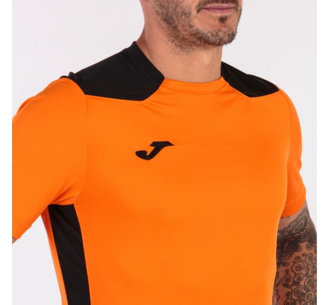 Футболка игровая Joma Championship VI 101822.881 цвет: оранжевый-черный