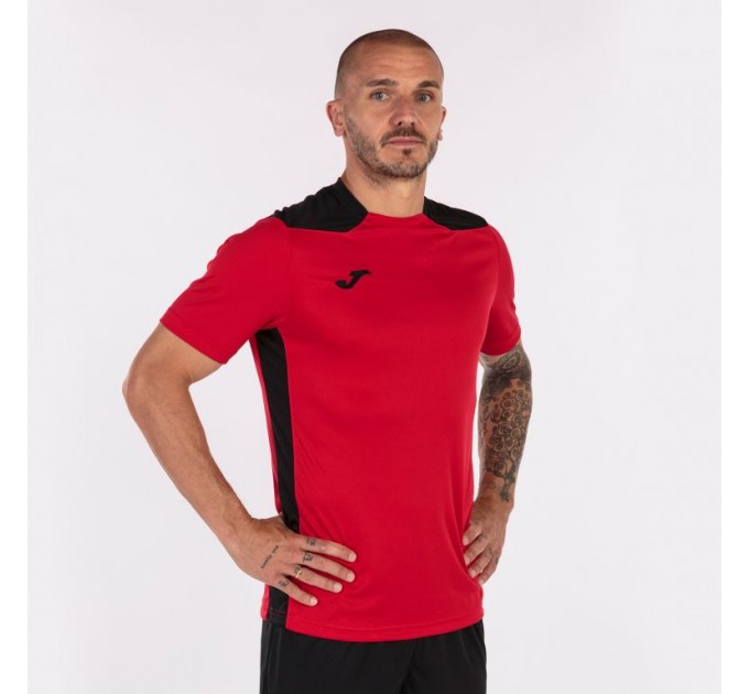 Ігрова футболка Joma Championship VI 101822.601 колір: червоний-чорний