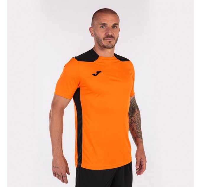 Ігрова футболка Joma Championship VI 101822.881 колір: оранжевий-чорний