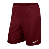 Ігрові футбольні шорти Nike Short Park II Knit колір: бордовий