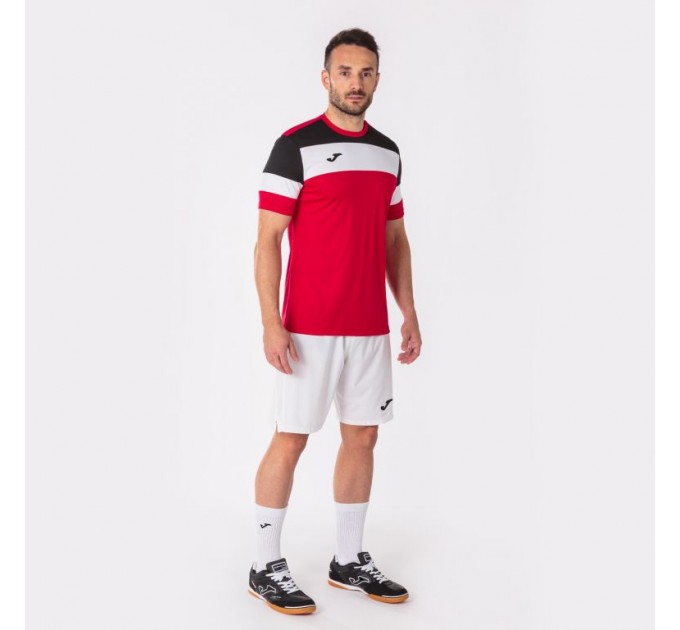 Ігрова футболка Joma Crew IV 101534.601 колір: червоний-чорний