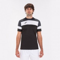 Футболка игровая Joma Crew IV 101534.110 цвет: черный-антрацит Футболка игровая Joma Crew IV 101534.110 цвет: черный-антрацит
