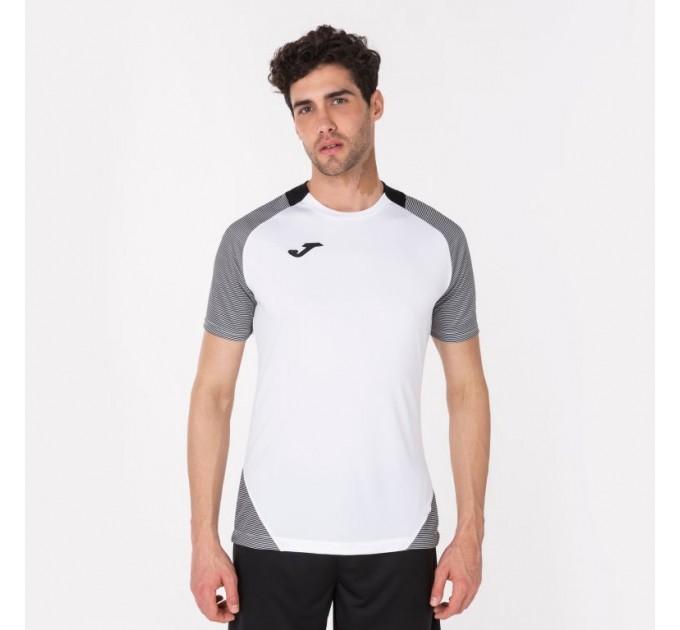 Ігрова футболка Joma Essential II 101508.201 колір: білий-чорний