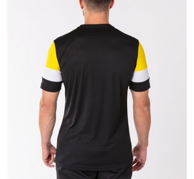 Футболка игровая Joma Crew IV 101534.109 цвет: черный-желтый