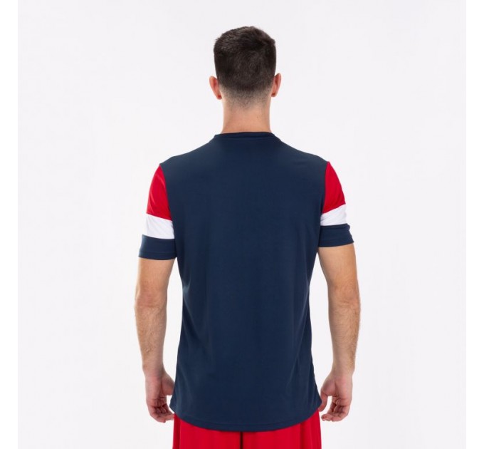 Ігрова футболка Joma Crew IV 101534.336 колір: темно-синій-червоний