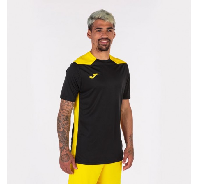 Ігрова футболка Joma Championship VI 101822.109 колір: чорний-жовтий