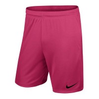 Ігрові футбольні шорти Nike Short Park II Knit колір: рожевий