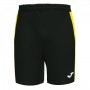 Шорти футбольні Joma Maxi 101657.109 колір: чорний/жовтий