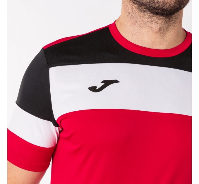 Футболка игровая Joma Crew IV 101534.601 цвет: красный-черный