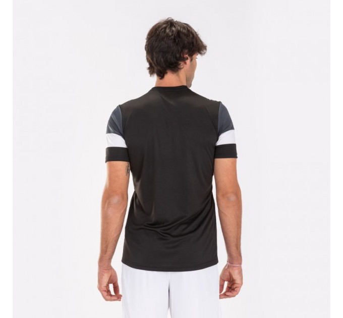 Футболка игровая Joma Crew IV 101534.110 цвет: черный-антрацит