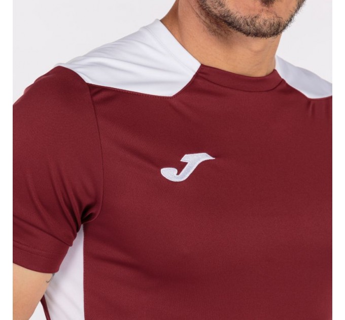 Ігрова футболка Joma Championship VI 101822.672 колір: бордово-білий