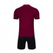 Комплект футбольної форми Kelme 3801099.9669 колір: бордовий/чорний