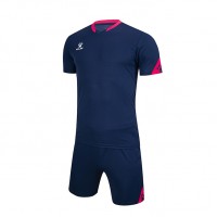 Комплект футбольної форми Kelme 3801099.9420 колір: темно-синій/рожевий
