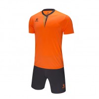 Комплект футбольної форми Kelme VALENCIA JR 3893047.9999 дитячий колір: оранжевий/сірий